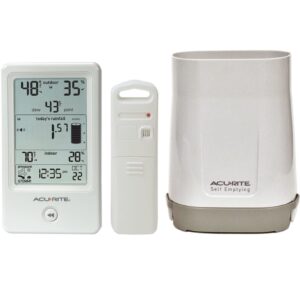 AcuRite Rain Gauge with Thermometer