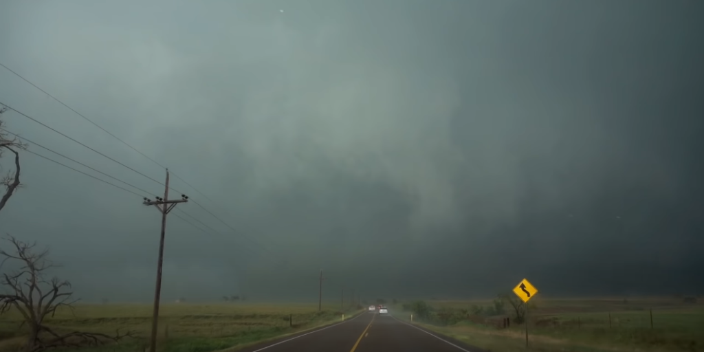 Rain-wrapped tornadoes and wind speeds